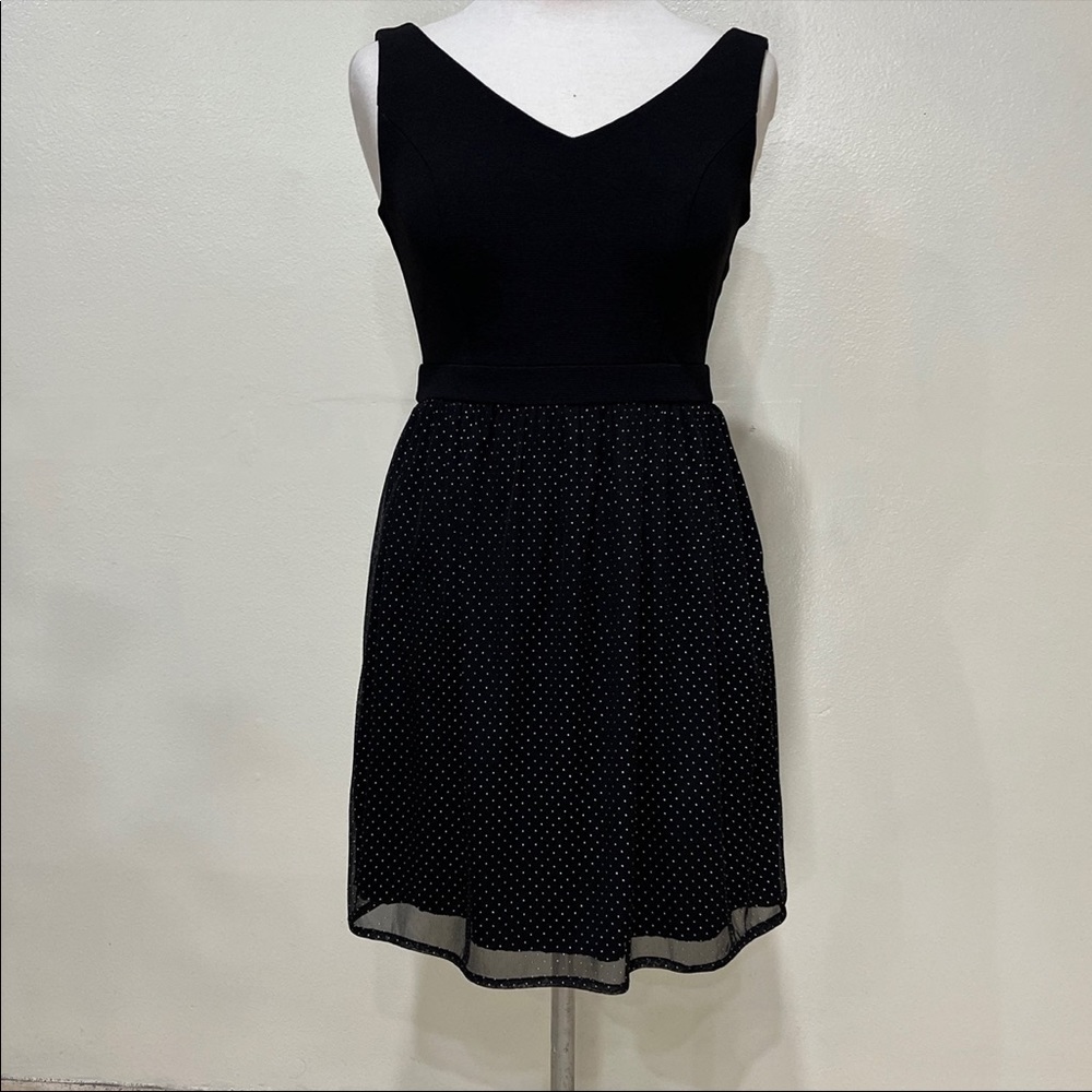 Womens A-Line Dress, Black,  Size Medium
